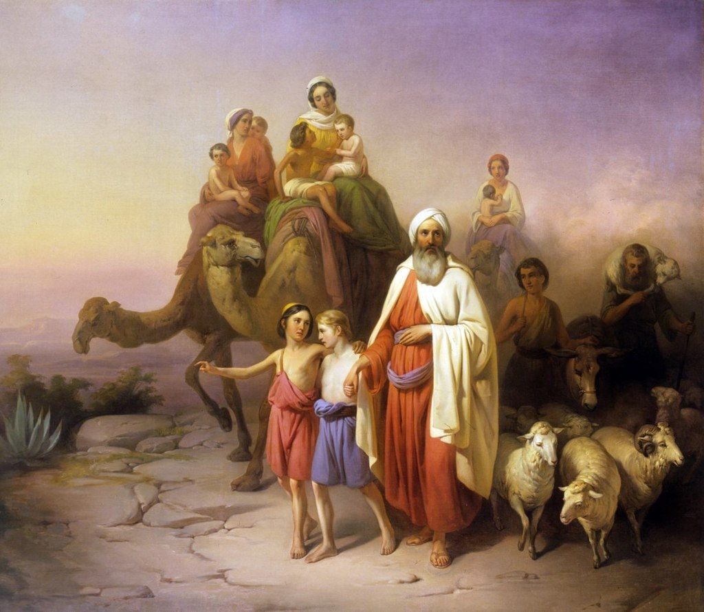 "Переселение Авраама", Йожеф Молнар, 1850 год.