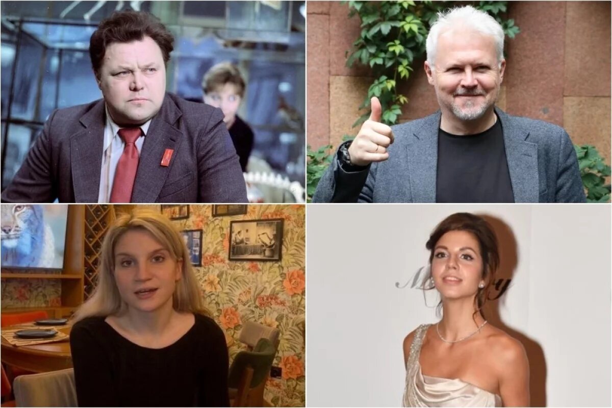    Вячеслав Невинный; Вячеслав Невинный-мл.; Внучка Вячеслава Невинного Иветта; Младшая дочь Вячеслава Невинного-мл. Василиса.