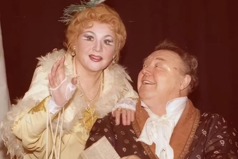    Нина Гуляева с мужем Вячеславом Невинным.