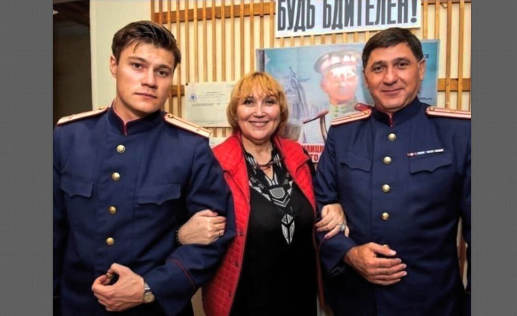 С Верой Сторожевой и Сергеем Пускепалисом на съёмках сериала "Шифр"