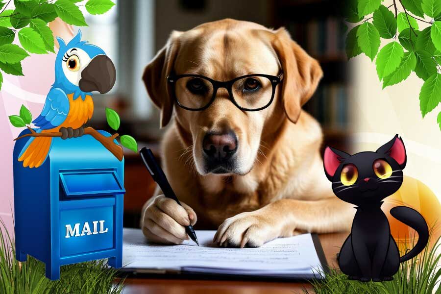 Домашние питомцы пишут жалобу #юмороживотных #службадоверия #питомцы 