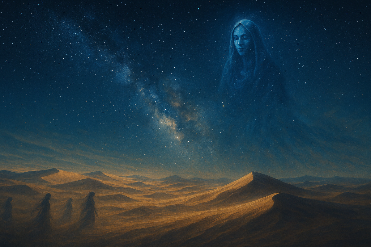 Когда ветер в Ахаггаре поднимает сухие зёрна, кажется, что они шепчут одно-единственное имя — Тин Хинан.