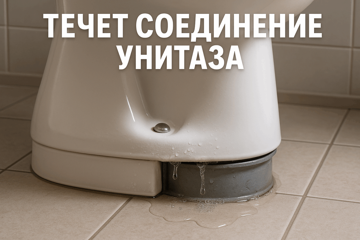   Течет соединение унитаза с канализацией — что делать Михаил Юрьевич