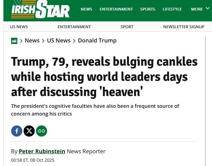    Фото: скриншот сайта irishstar.com