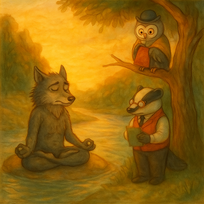 Волк на пути исправления  (иллюстрация предоставлена Никитой Гордеевым)