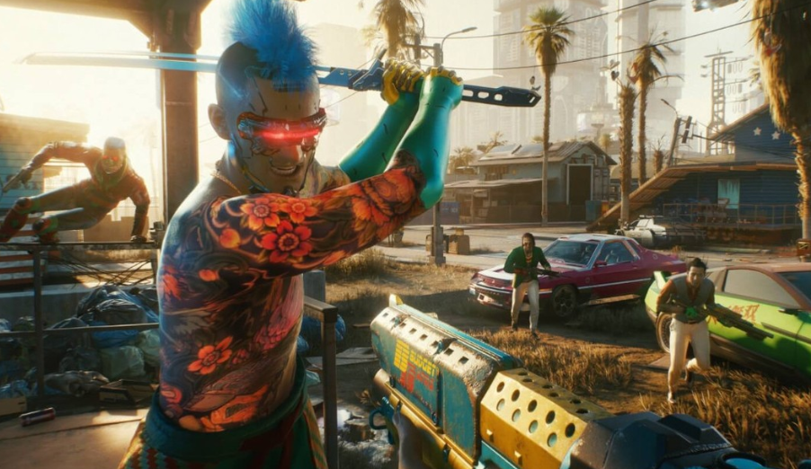 Скриншот из игры Cyberpunk 2077