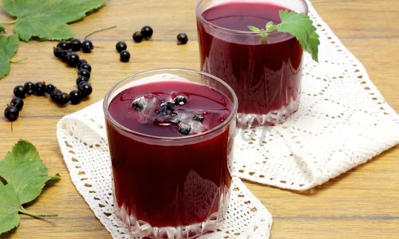 Домашний кисель из черной смородины