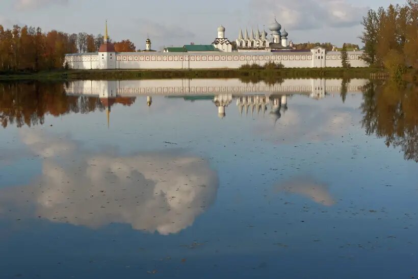     Тихвинский мужской монастырь в городе Тихвин. © РИА Новости. Алексей Даничев
