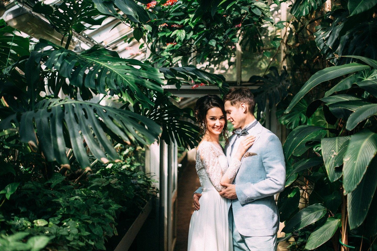 Организация свадьбы под ключ оранжерее — экологическая идея для свадьбы.