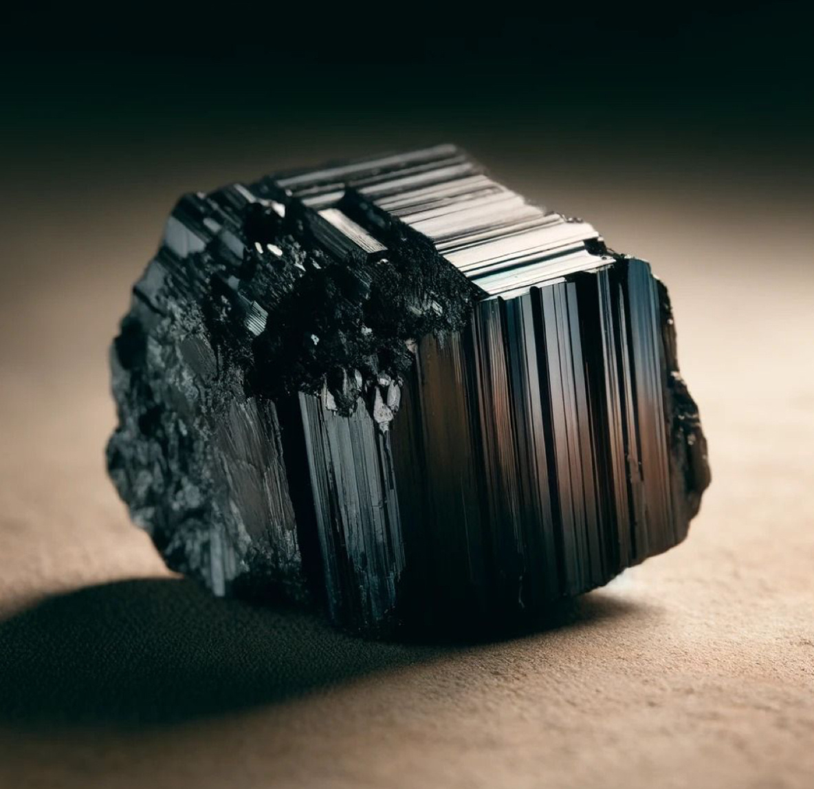 Чёрный турмалин Шерл