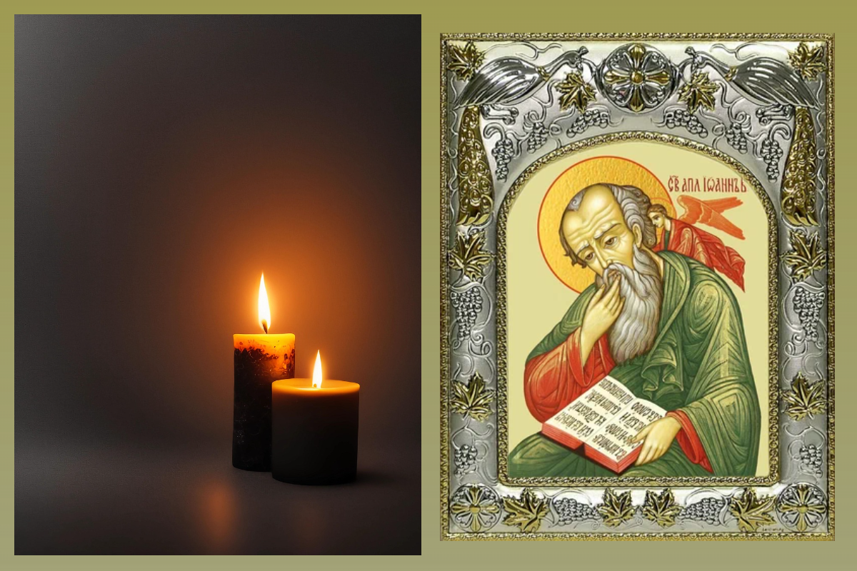 Икона Ап. Иоанн Богослов, Свечи/pixabay.com