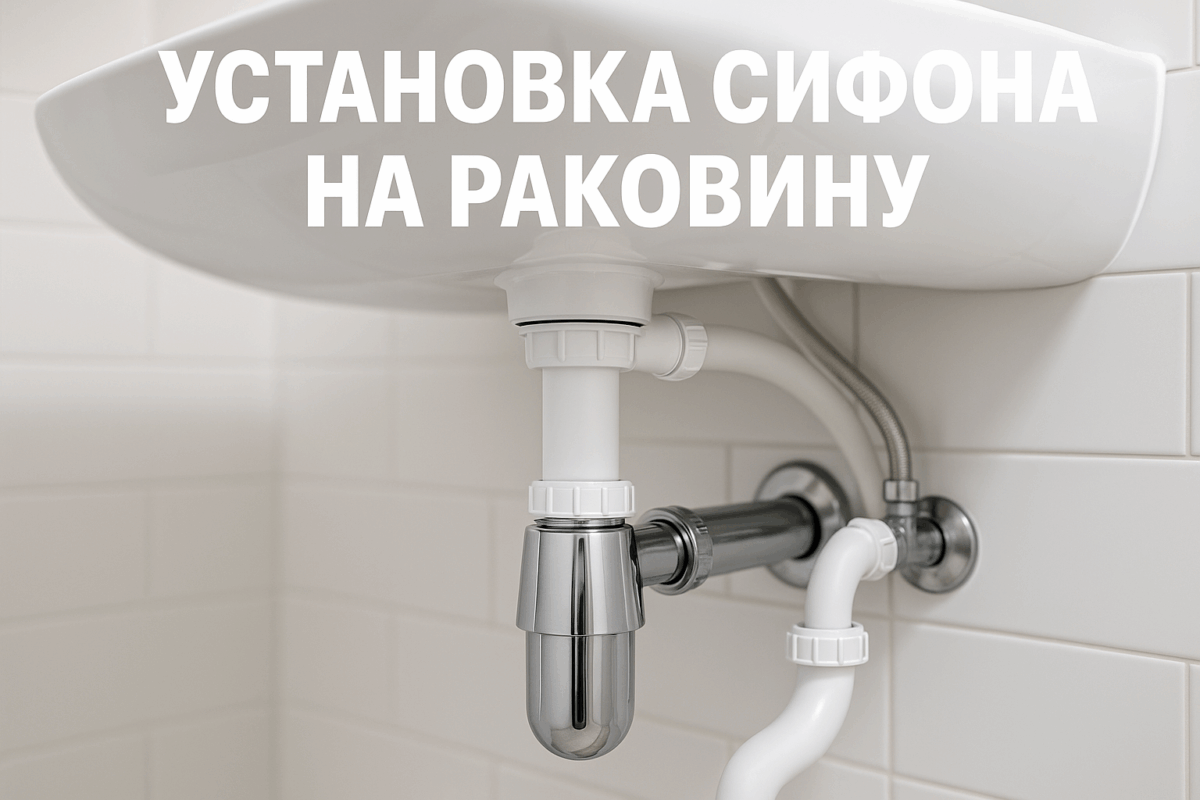    Как установить сифон на раковину правильно Михаил Юрьевич