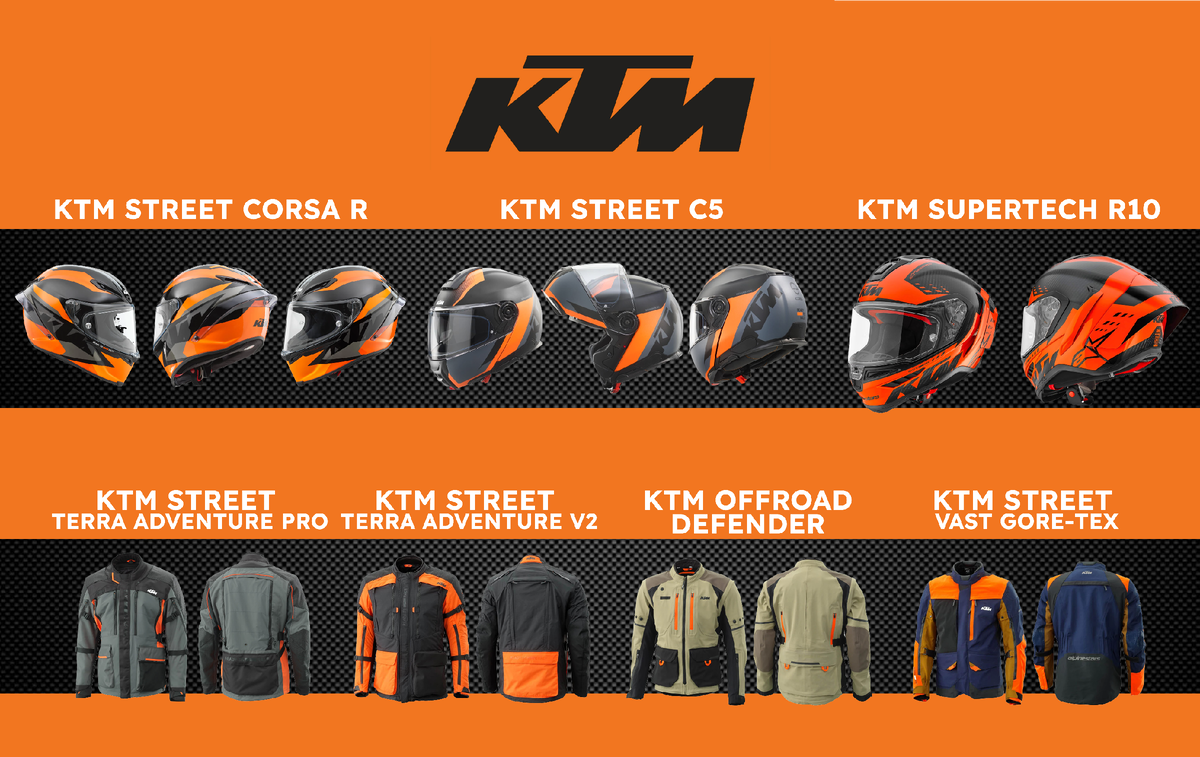 ПОДБОРКА МОТОЭКИПА KTM.