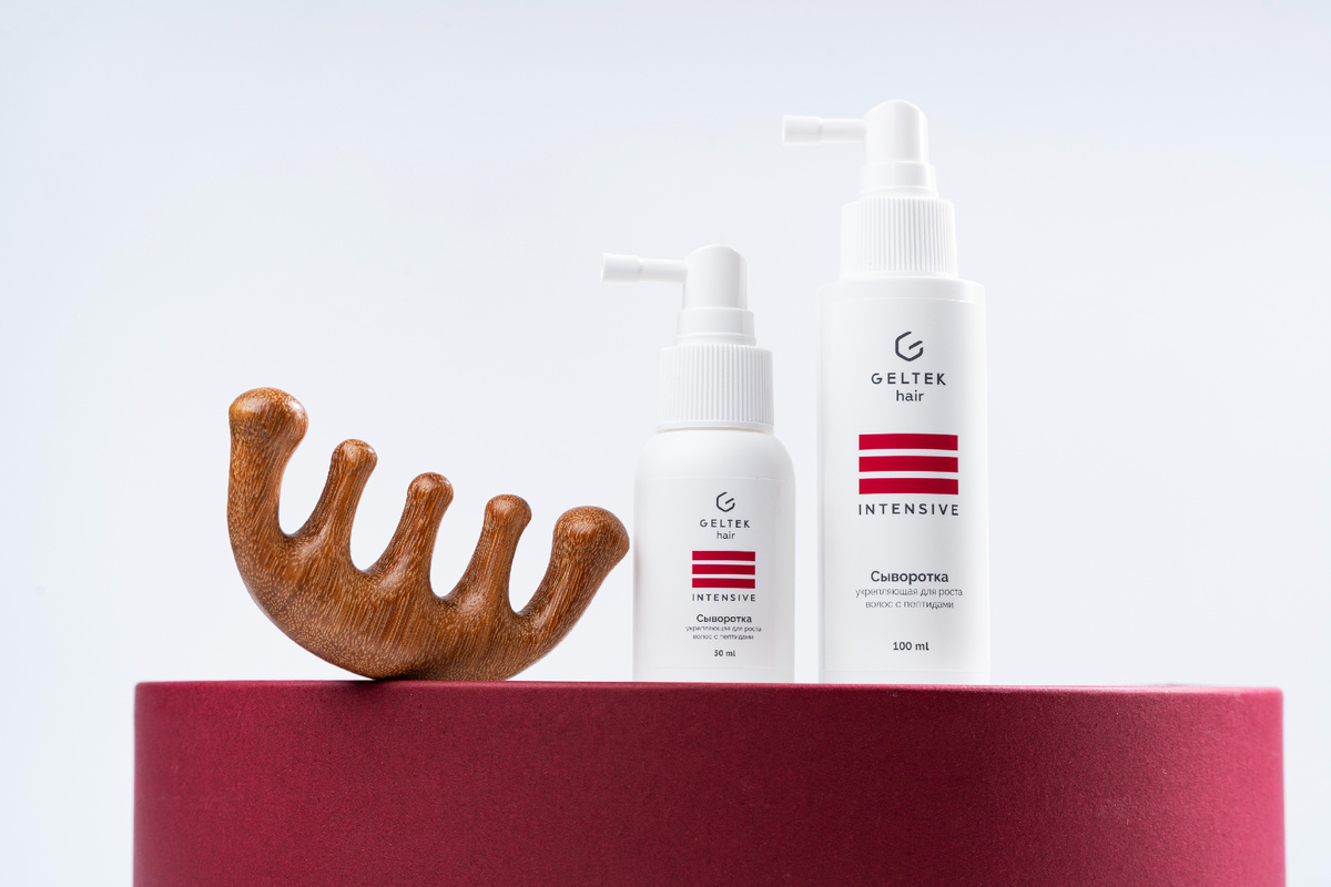 Новинка: сыворотка для роста волос с пептидами «Гельтек»