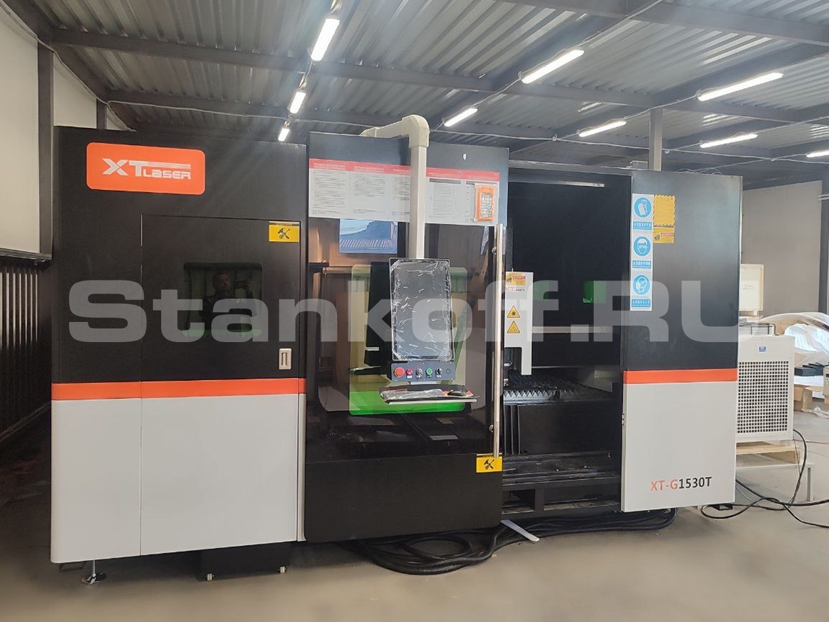  Оптоволоконный лазер в кабине для листов и труб XTC-1530GT/6000 Raycus


