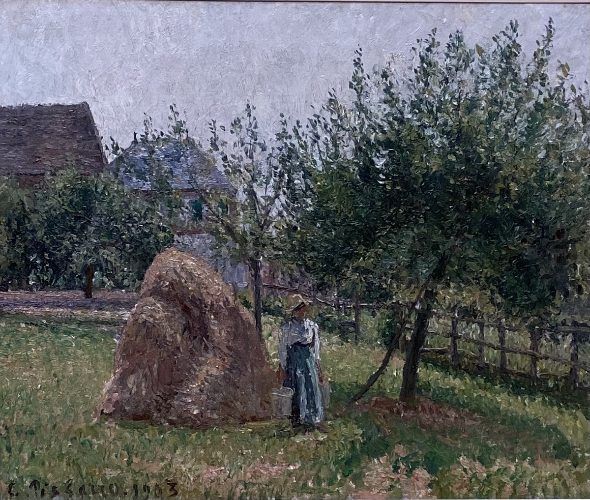 «Яблони в Эраньи, солнечное утро»  — картина Камиля Писсарро (1830–1903). Находится в Художественном музее Базеля, Швейцария. Размер: 66x55 см, техника — масло на холсте.