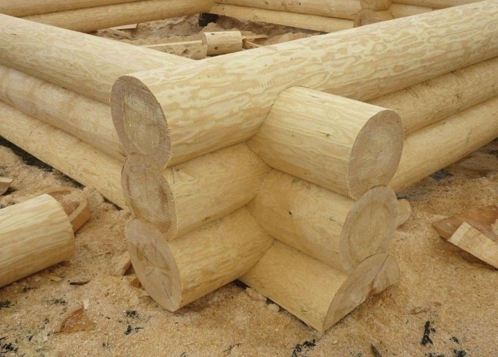 Рубка венцов "в обло"