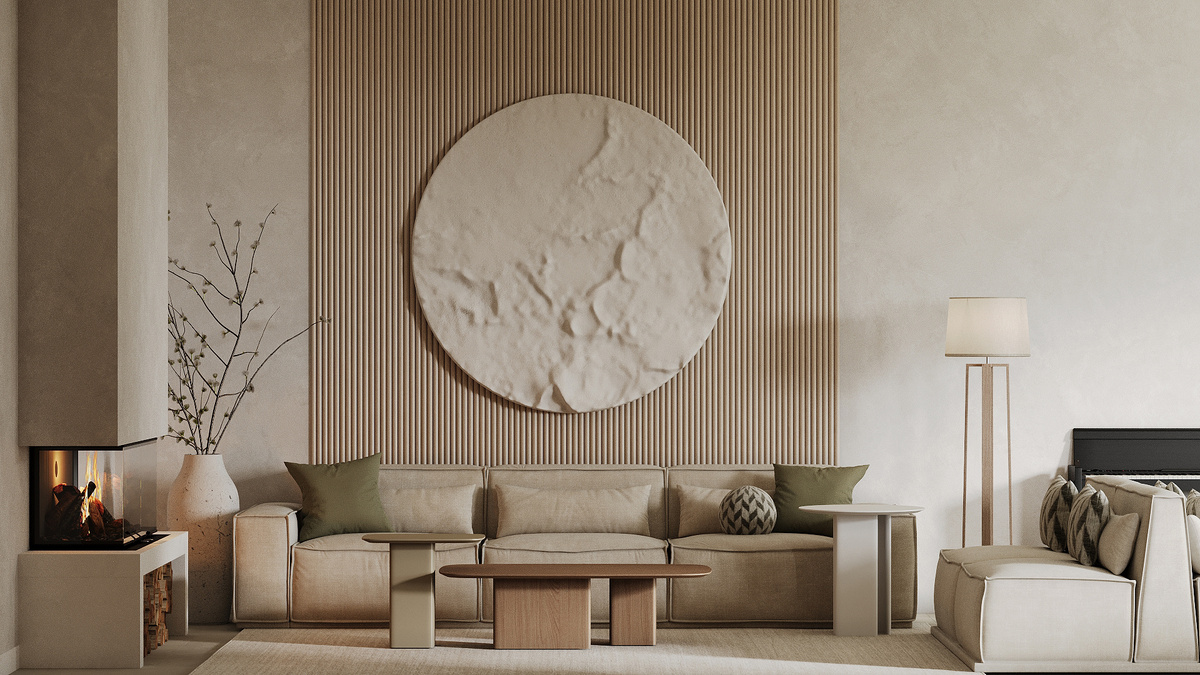 Камень в интерьере