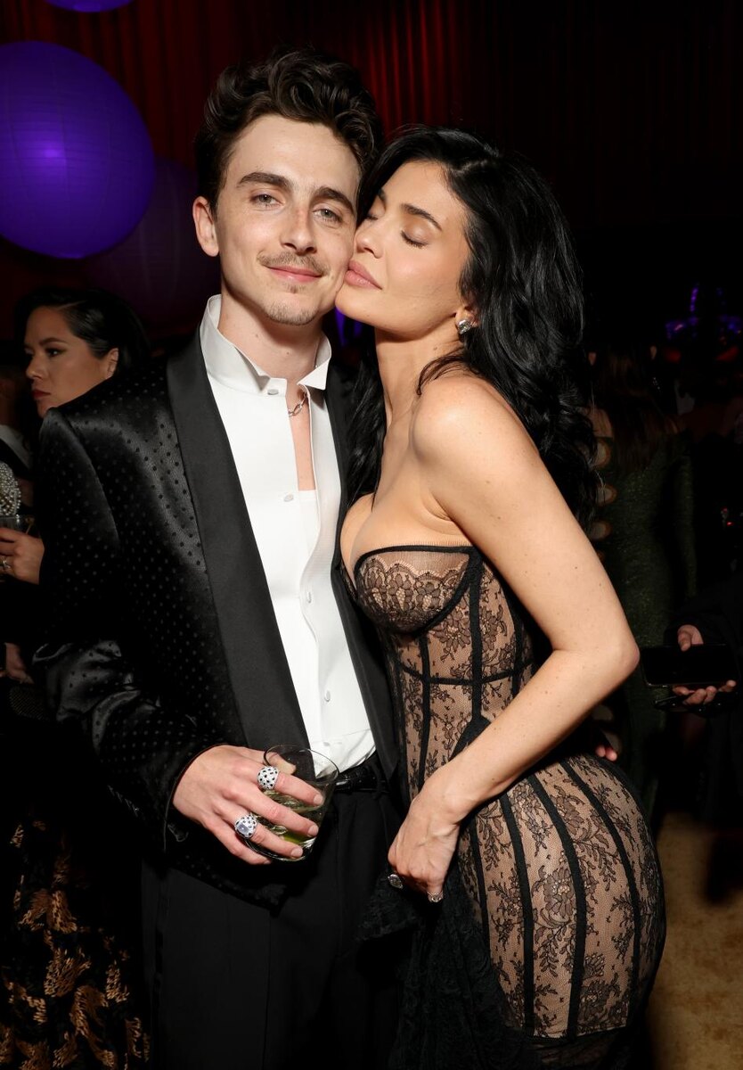 Кайли Дженнер и Тимоти Шаламе на вечеринке Vanity Fair