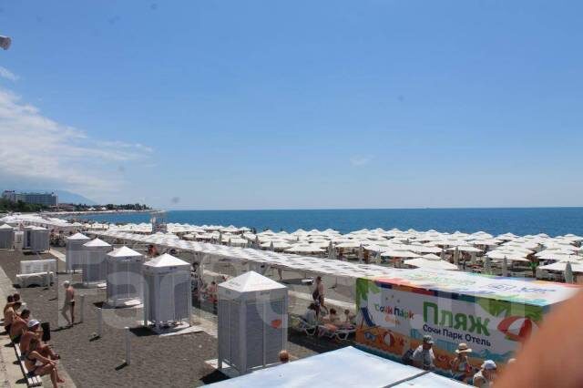 Пляж отеля Сочи парк отель 3*