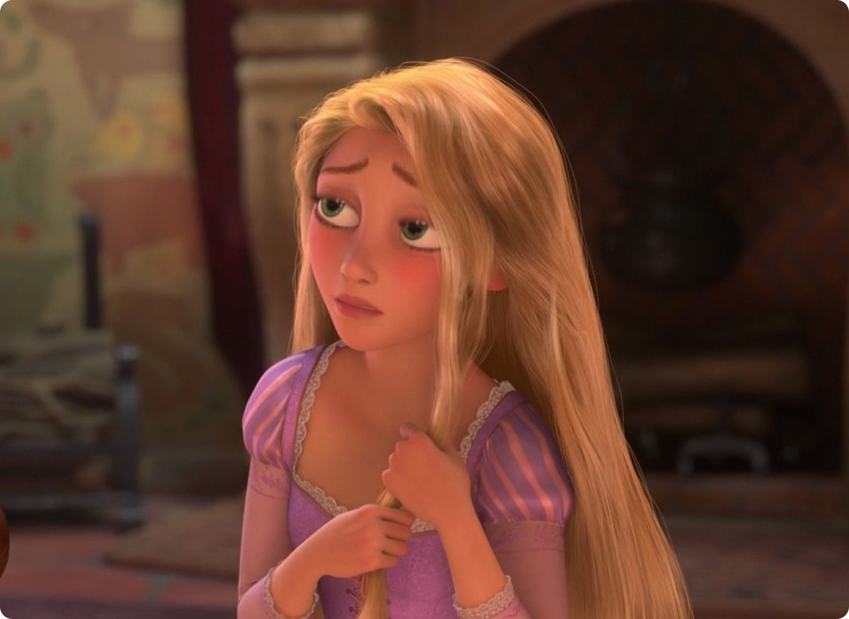 Кадр из мультфильма «Рапунцель: Запутанная история» 2010