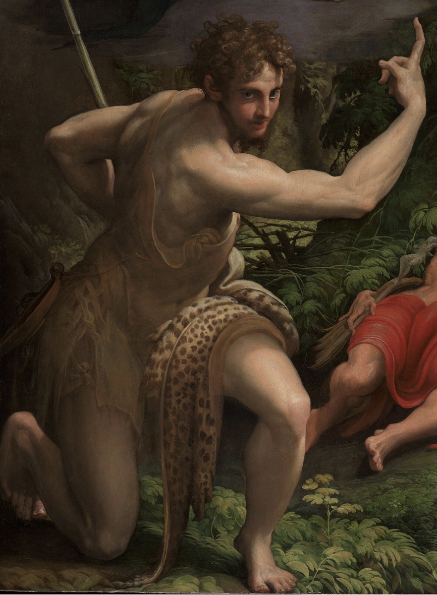 Пармиджанино, «Видение святого Иеронима», Фрагмент. 