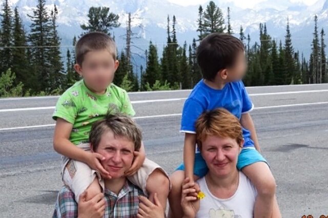 Марина Фокина с детьми. Фото: соцсети