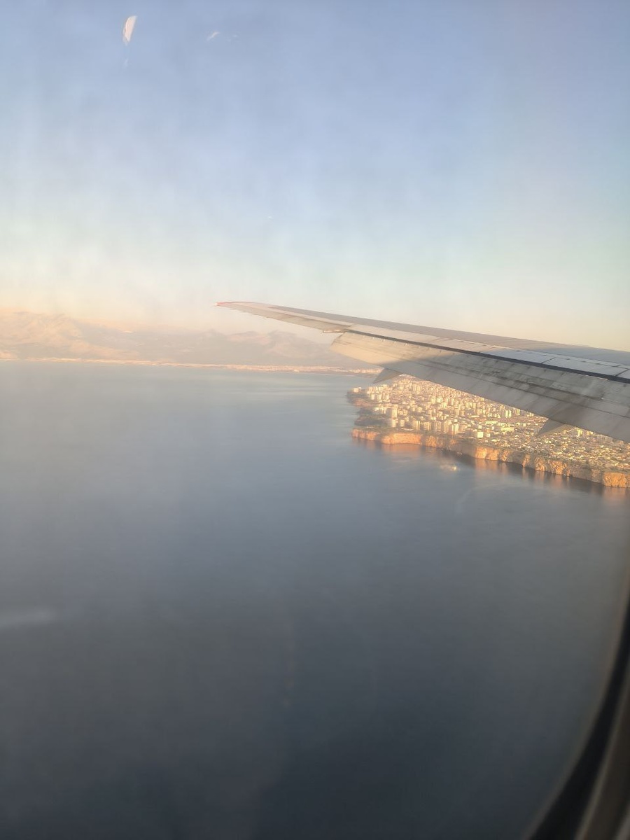 Вид на подлете к Анталье