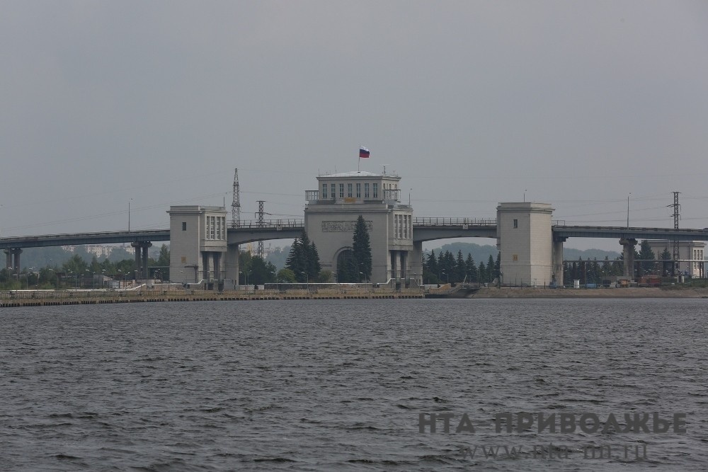    Движение приостановлено по дамбе Нижегородской ГЭС