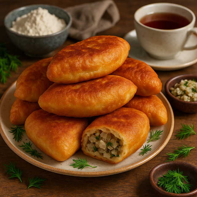 Рыбные пирожки жареные рецепты от Дарики