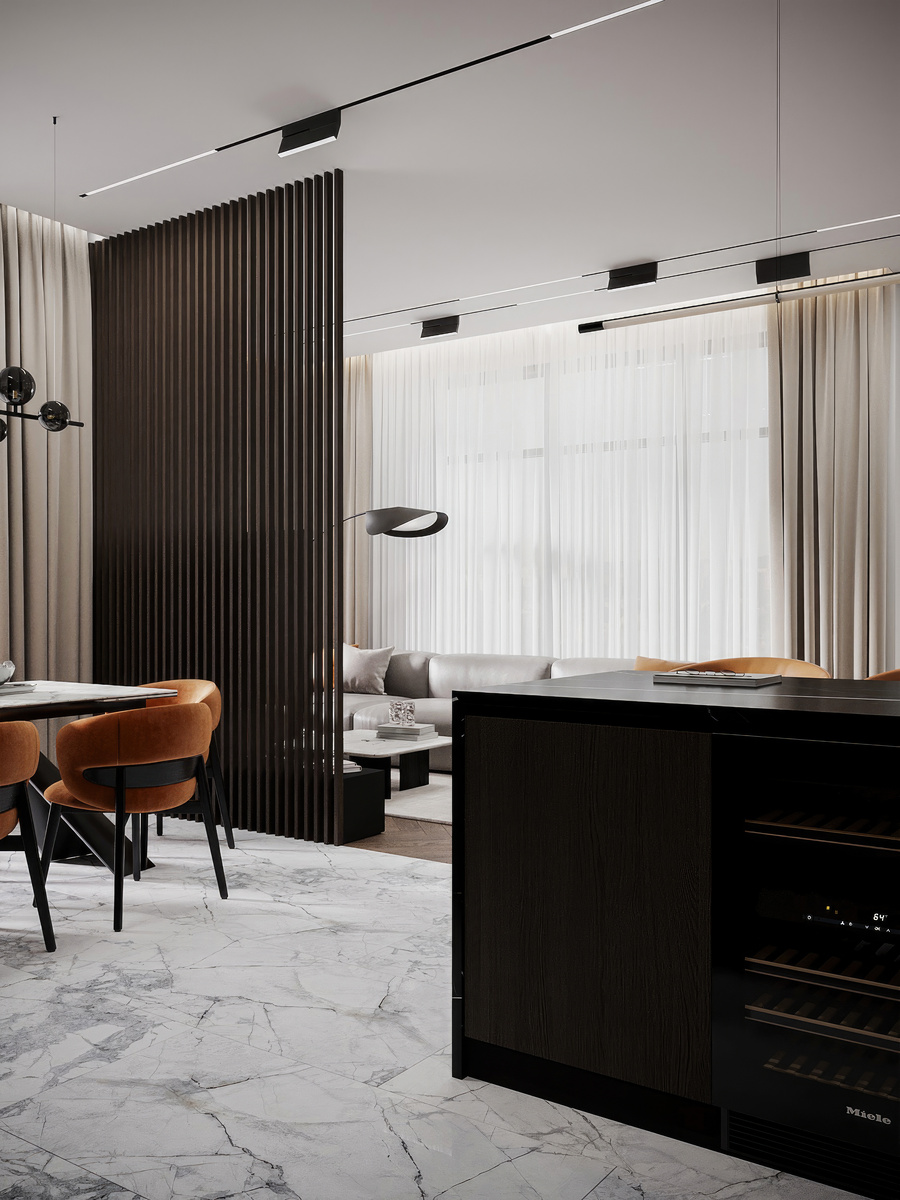 Черный цвет в интерьере