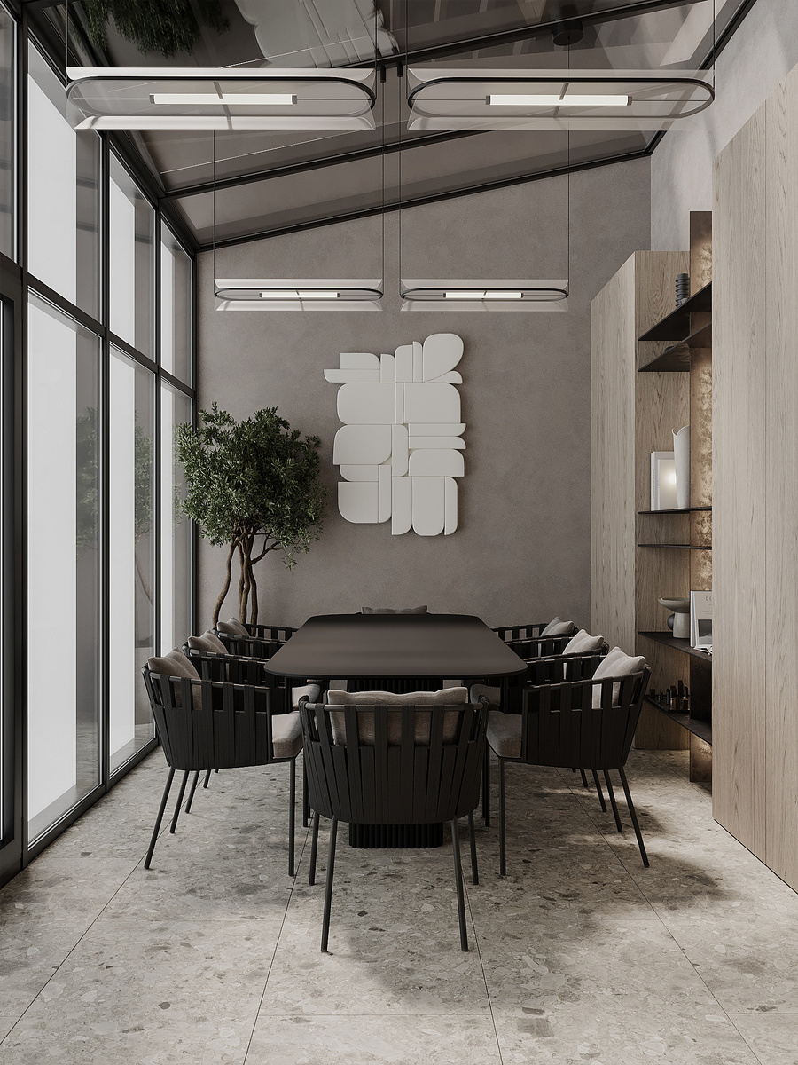 Черный интерьер