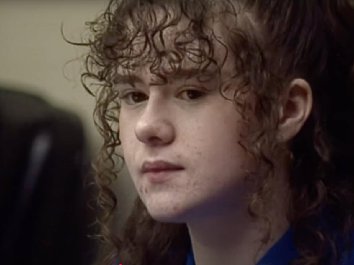 Криста Пайк 30 лет назад во время заседания суда