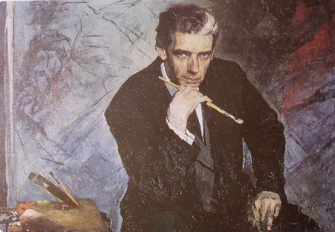 Анатолий Наседкин. «Автопортрет». 1974