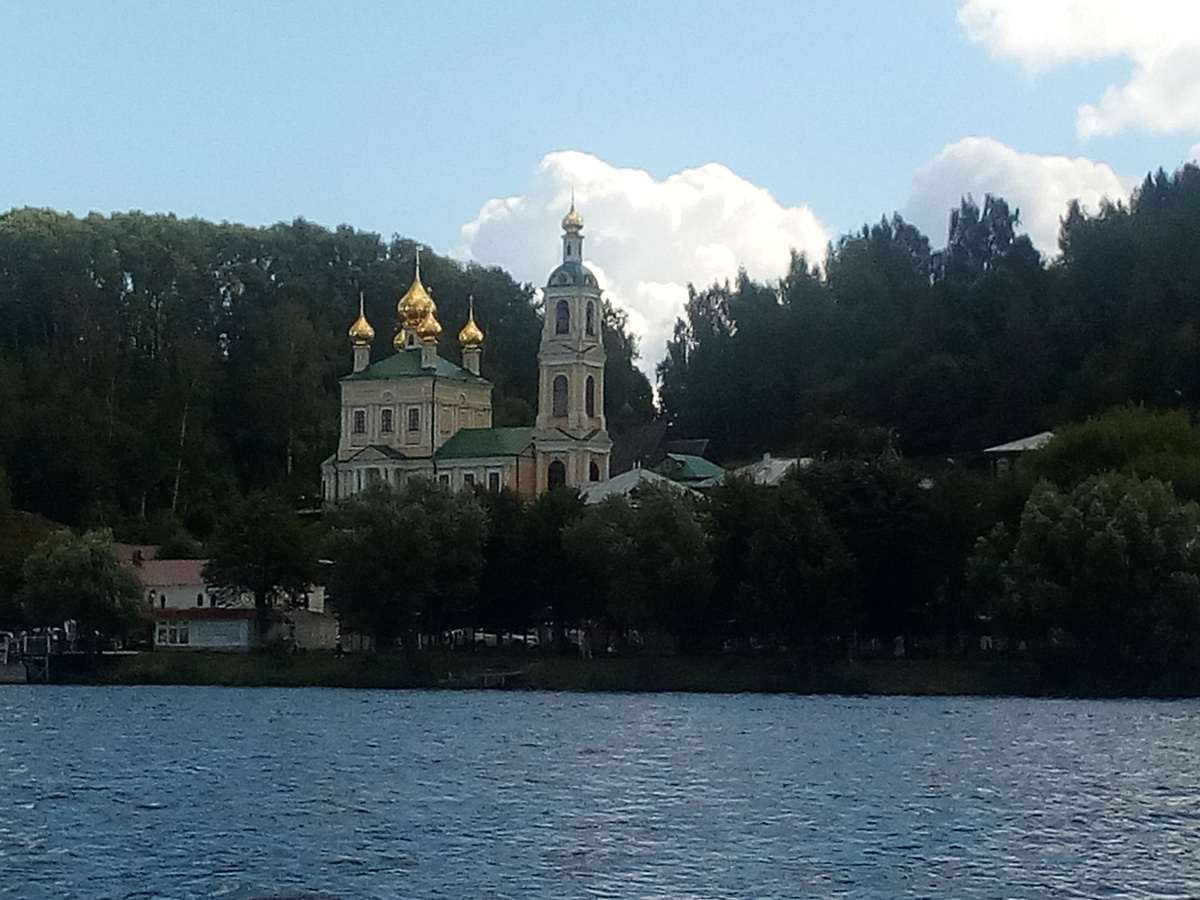 Плёс, вид с катера