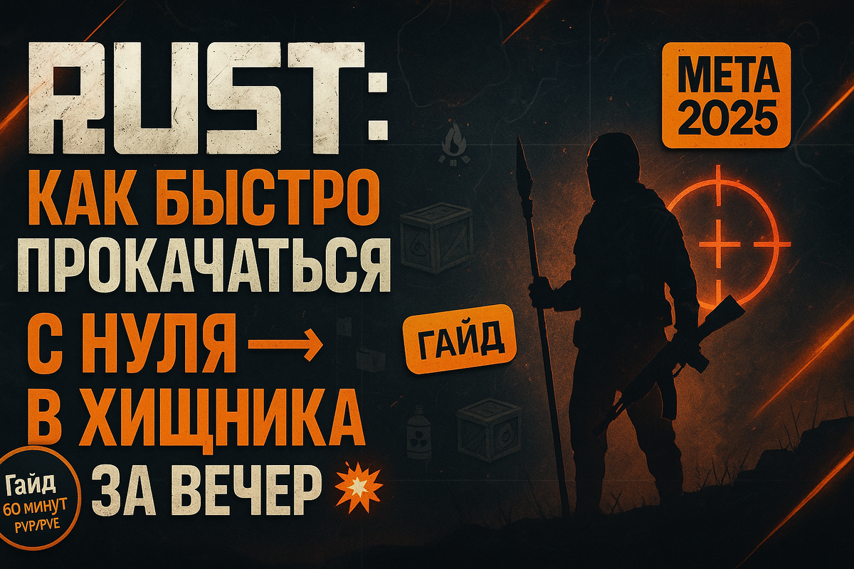 #Rust #быстрыйстарт #гайдRust #выживание #PvP