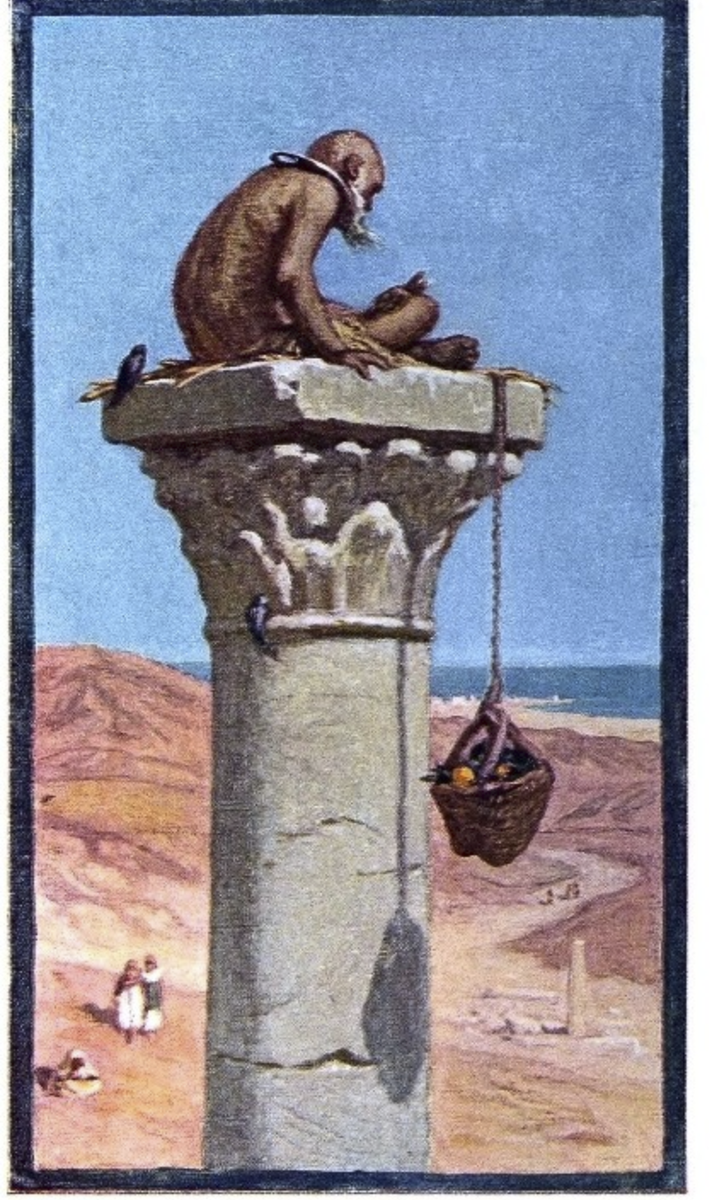 Симеон Столпник, сирийский христианский монах, основоположник новой формы аскезы — столпничества.

