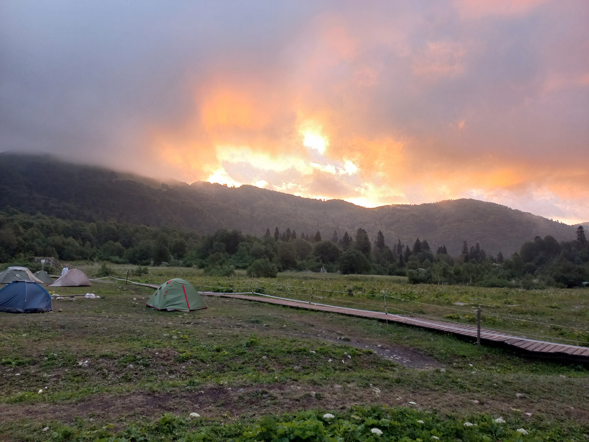 Дождливое утро (фото автора)