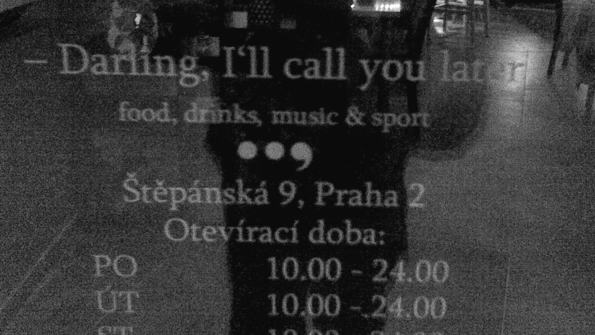Наш бар в Праге «Darling, I'll call you later»