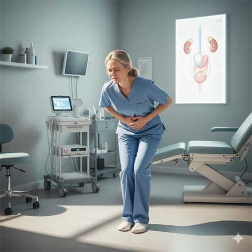 Женщина не может помочиться при наполненном мочевом пузыре