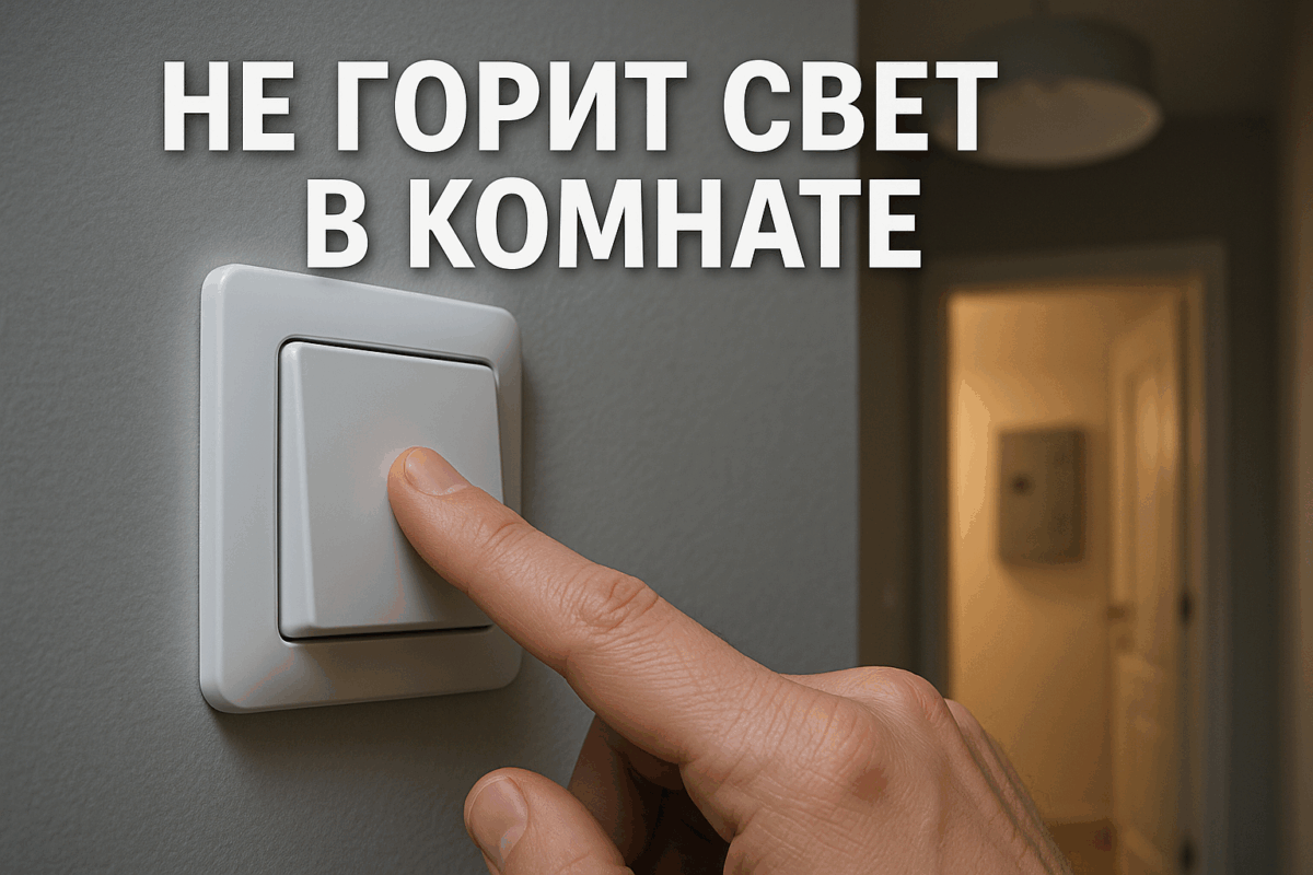    Не горит свет в комнате, а автомат не выбит — поиск проблемы Михаил Юрьевич