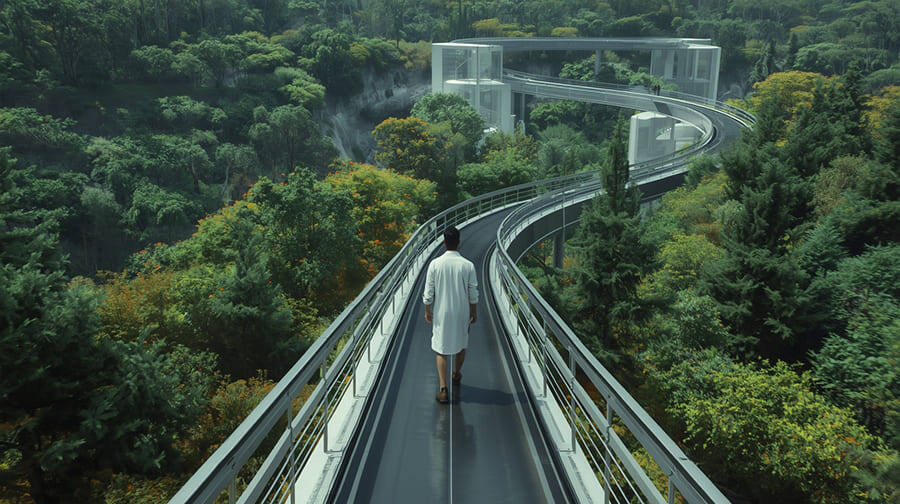 Плавно, без толчков, под ним поплыла темная лента, все ускоряя бег…