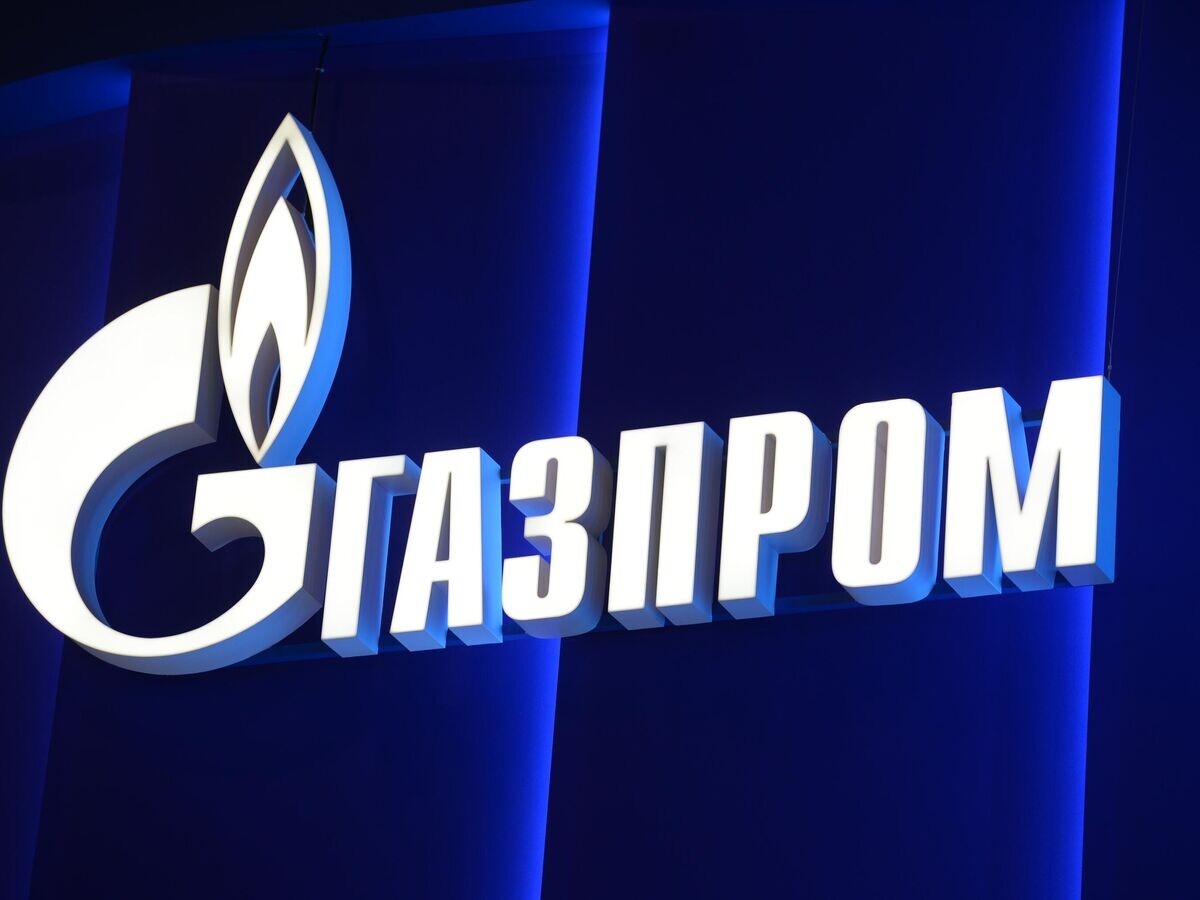    Логотип компании "Газпром"© РИА Новости / Александр Гальперин