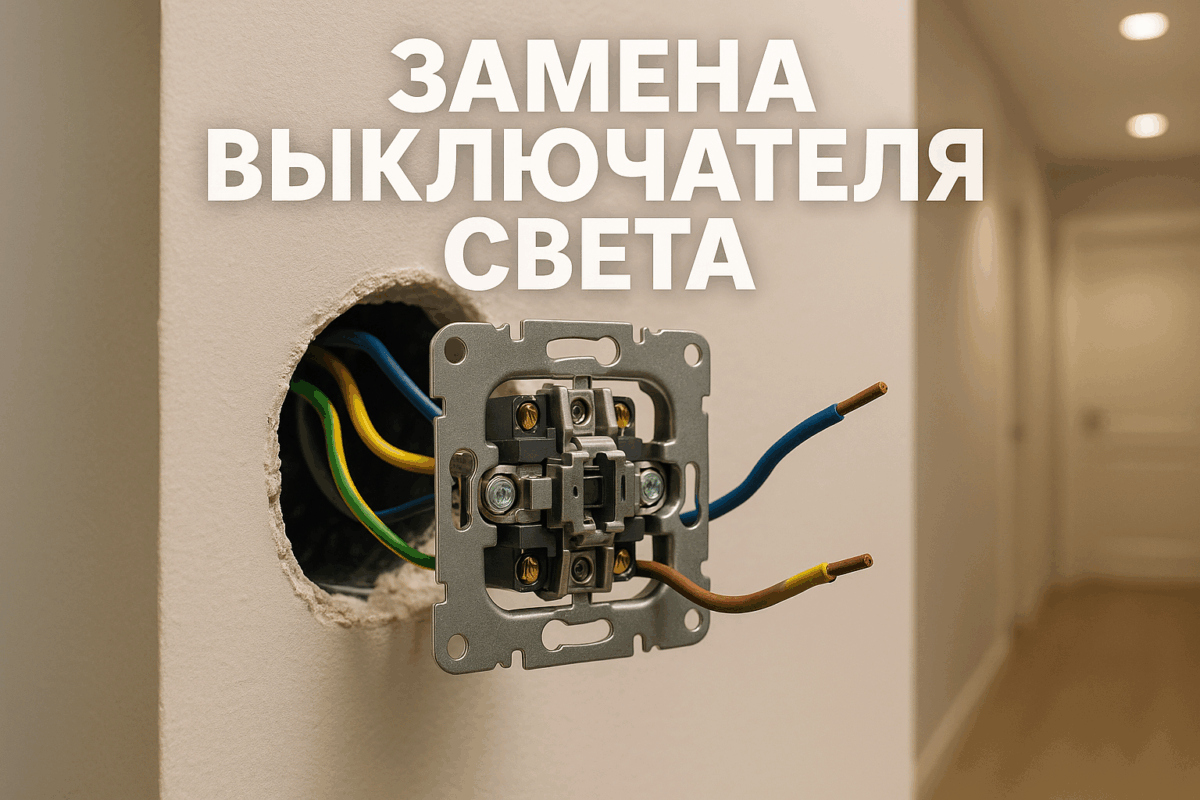    Как заменить выключатель света самостоятельно Михаил Юрьевич