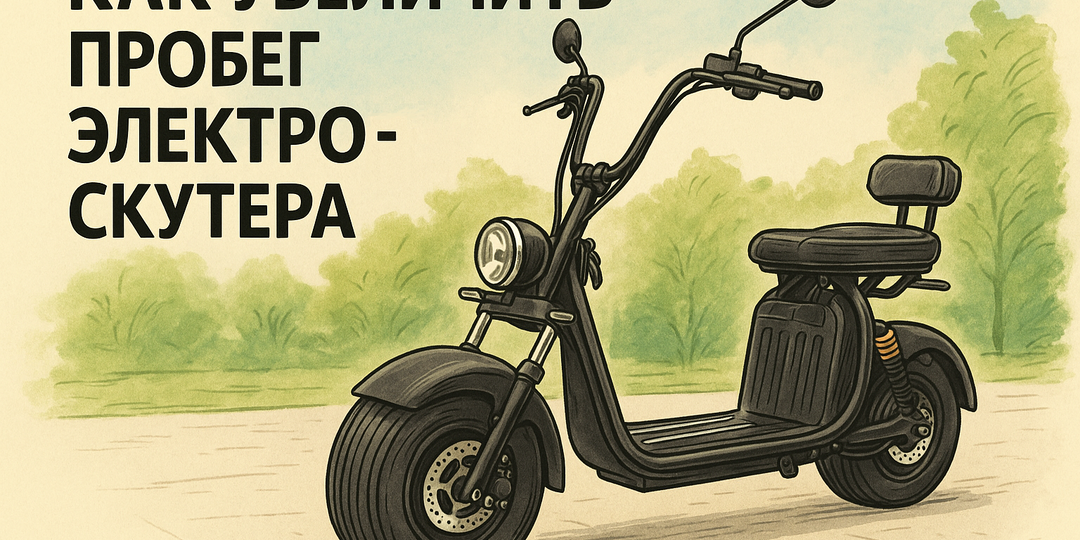 Дальность хода: как увеличить пробег Электроскутера без мифов
