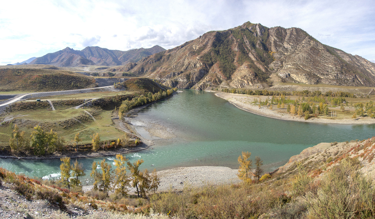 Слияние рек Чуи и Катуни