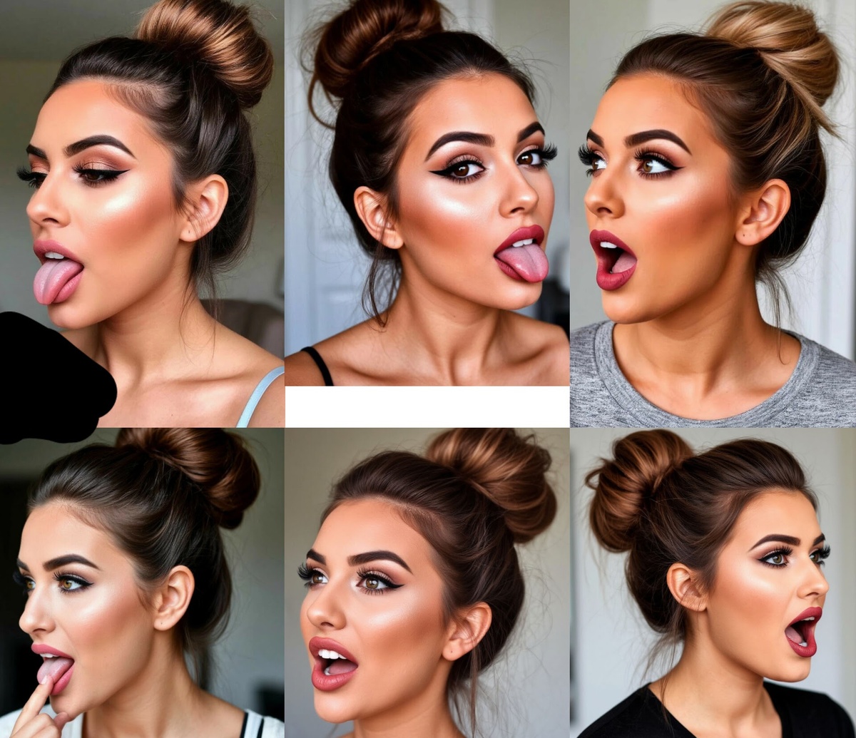 Amy-Rose Walker Hairstyle Bun