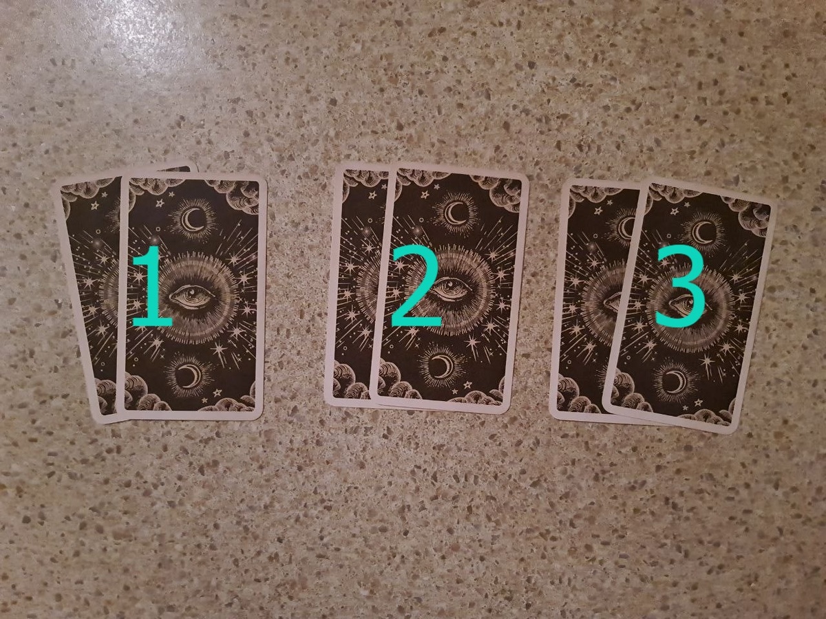 Позиции расклада. Фото автора