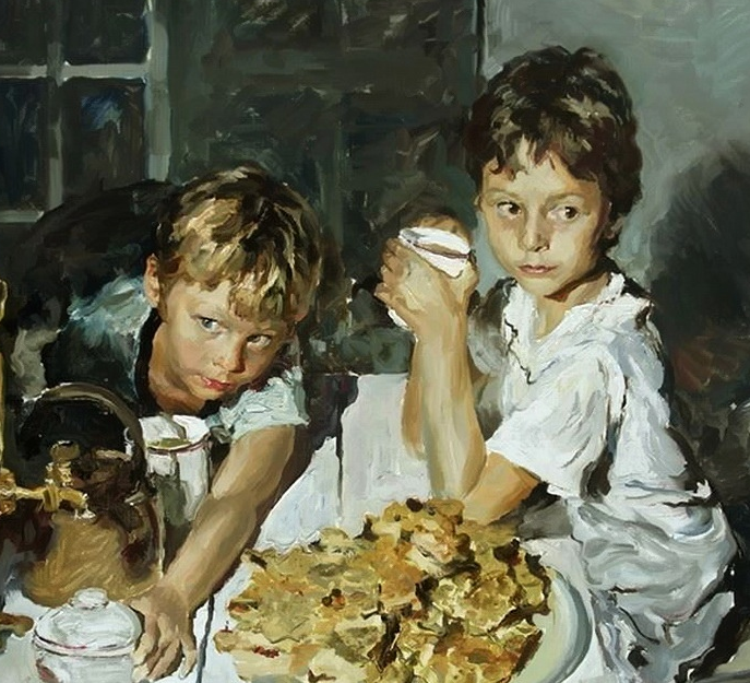 Рассказ // Илл.: Художник Константин Лупанов. Фрагмент картины