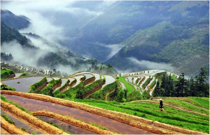 Вид на провинцию Гуйчжоу.